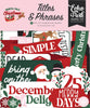 Echo Park - North Pole Christmas Titles & Phrases 32/Pkg