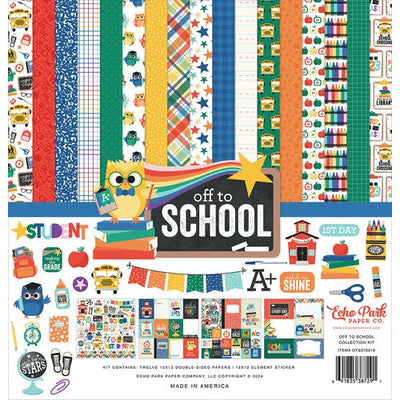 Echo Park - Off to School 12x12 Collection Kit