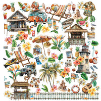 49 and Market - Beach Vibes Laser Cut Elements