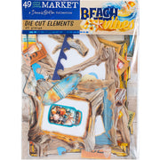 49 and Market - Beach Vibes Die Cut Elements 48/Pkg