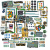 49 and Market - Level Up Die Cut Elements with Foil