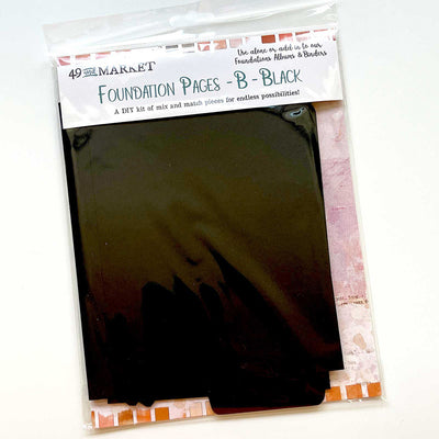 49 & Market - Memory Journal Foundations Pages B - Black