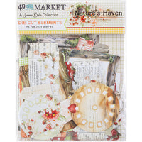 49 and Market - Nature's Haven Die Cut Elements 73/Pkg