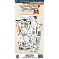 49 and Market - Rust & Revs 2.0 - Rub-on Transfer Set
