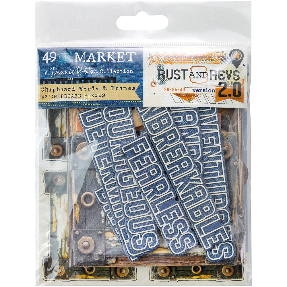 49 and Market - Rust & Revs 2.0 - Chipboard Set