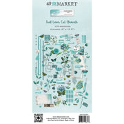 49 and Market - Color Swatch: Teal Laser Cut Outs