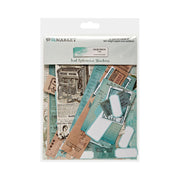 49 and Market - Color Swatch: Teal Ephemera Stackers