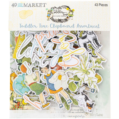 49 and Market - Toddler Time Chipboard Set