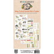49 and Market - Vintage Orchard Rub-On Transfer Set - Essentials