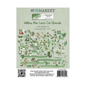 49 and Market - Color Swatch Willow - Mini Laser Cut Elements