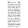 Mintay - Art Journal Essentials - Phrase Stickers 1 - White