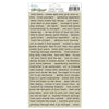 Mintay - Art Journal Essentials - Phrase Stickers 1 - Beige