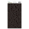 Mintay - Art Journal Essentials - Phrase Stickers 1 - Black