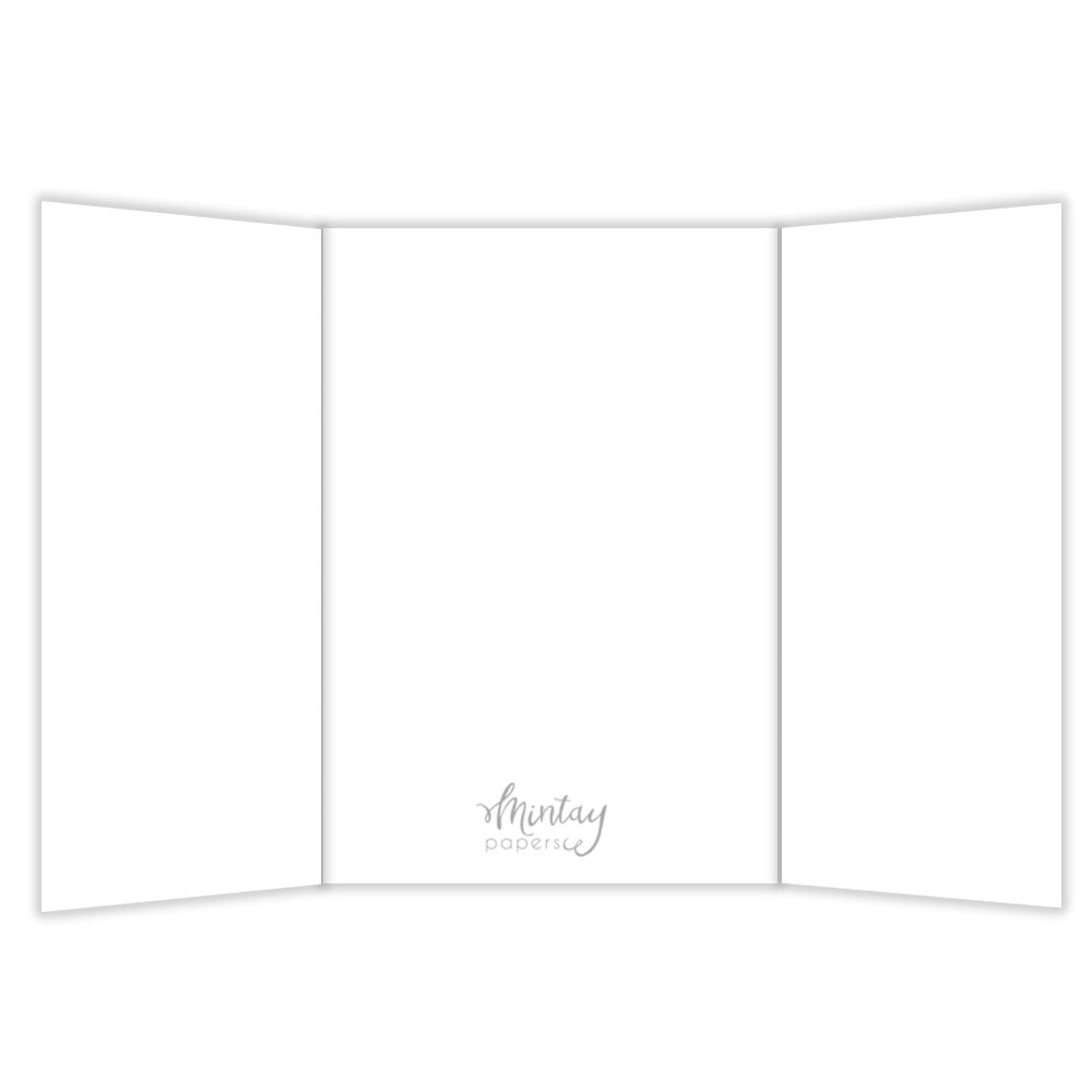 Mintay Basic - Trifold Card Base White - 5pcs