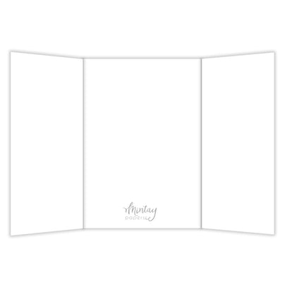 Mintay Basic - Trifold Card Base White - 5pcs