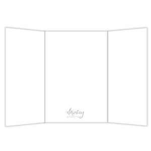 Mintay Basic - Trifold Card Base White - 5pcs