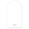 Mintay Basic - Arch Card Base White - 5pcs