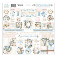 Mintay - Cottage Heart Chipboard Ephemera Sheet 12x12