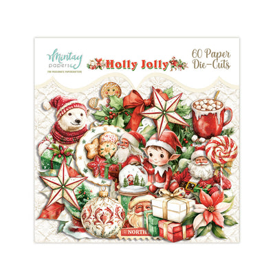 Mintay - Holly Jolly Paper Die Cuts 60/Pkg