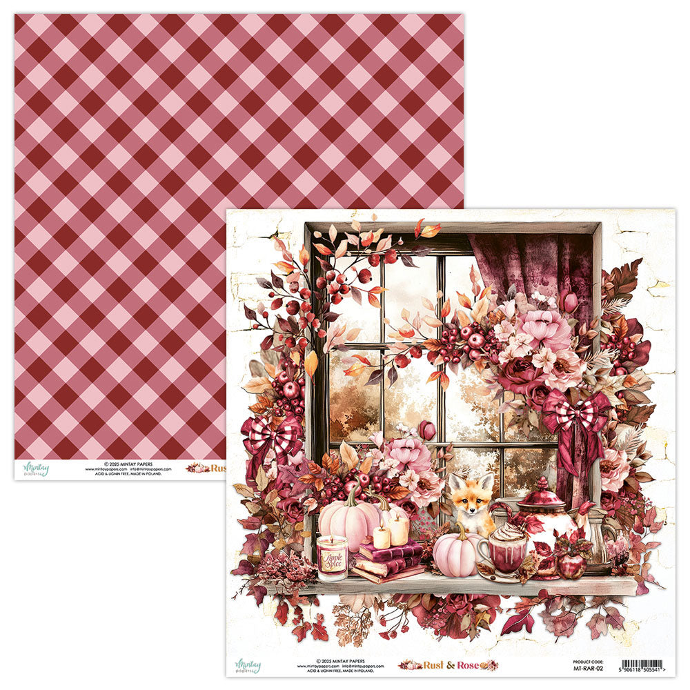 Mintay - Rust & Rose Paper - 02