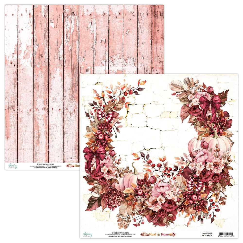 Mintay - Rust & Rose Paper - 04