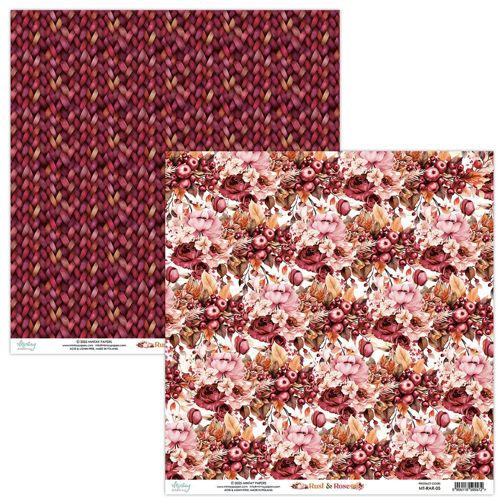 Mintay - Rust & Rose Paper - 05