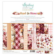Mintay - Rust & Rose 12x12 Paper Set