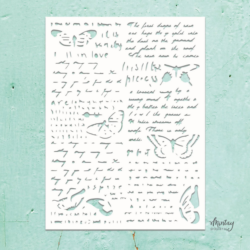 Mintay - Decorative Stencil - Mixed 6