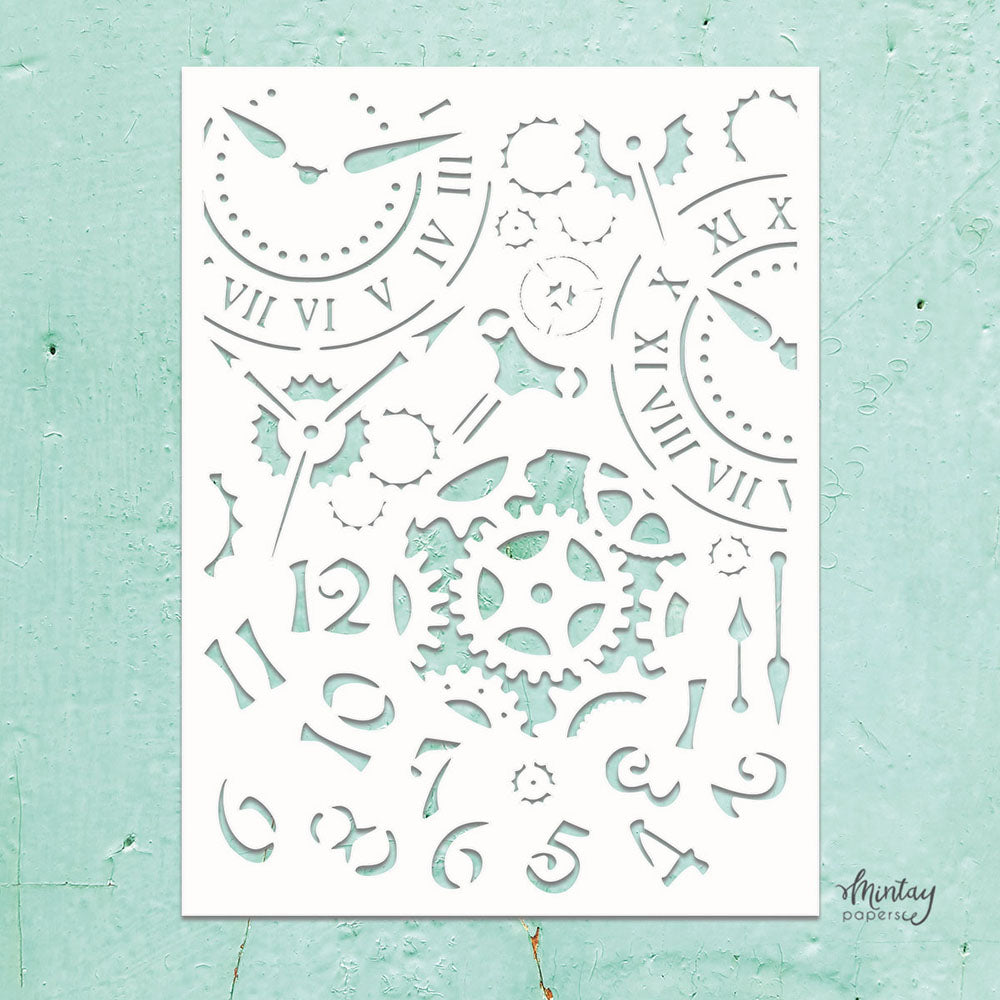 Mintay - Decorative Stencil - Mixed 7