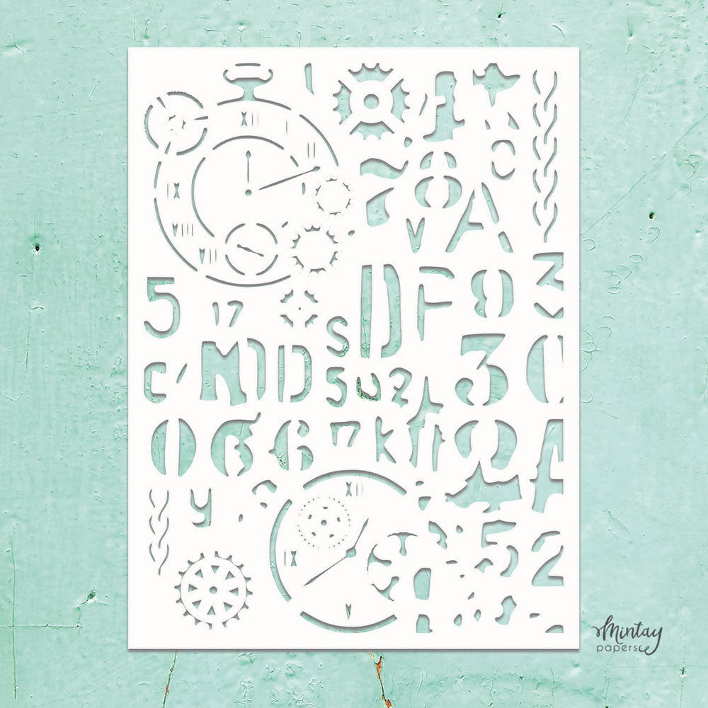 Mintay - Decorative Stencil - Mixed 10