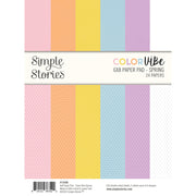 Simple Stories Color Vibe 6 x 8 Paper Pad - Spring