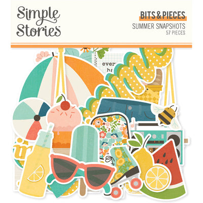 Simple Stories - Summer Snapshots Bits & Pieces 57/Pkg