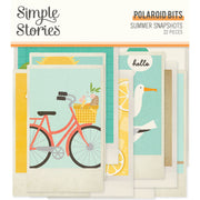 Simple Stories - Summer Snapshots Polaroid Bits 22/Pkg