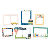 Simple Stories - Pack Your Bags Chipboard Frames