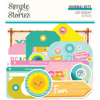 Simple Stories - Just Beachy Journal Bits 34/Pkg