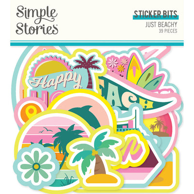 Simple Stories - Just Beachy Sticker Bits 39/Pkg