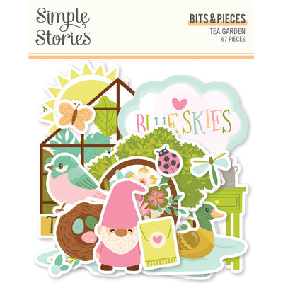 Simple Stories - Tea Garden Bits & Pieces 68/Pkg