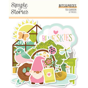 Simple Stories - Tea Garden Bits & Pieces 68/Pkg