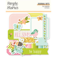 Simple Stories - Tea Garden Journal Bits 40/Pkg