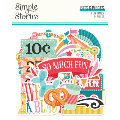 Simple Stories - Fun Times Bits & Pieces 54/Pkg