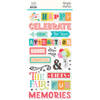 Simple Stories - Fun Times Foam Stickers 51/Pkg