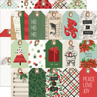 Simple Stories - All Wrapped Up Paper - Tag Elements