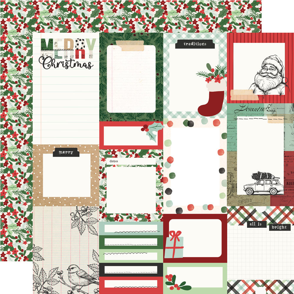 Simple Stories - All Wrapped Up Paper - Journal Elements
