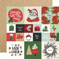 Simple Stories - All Wrapped Up Paper - 2X2/4X4 Elements