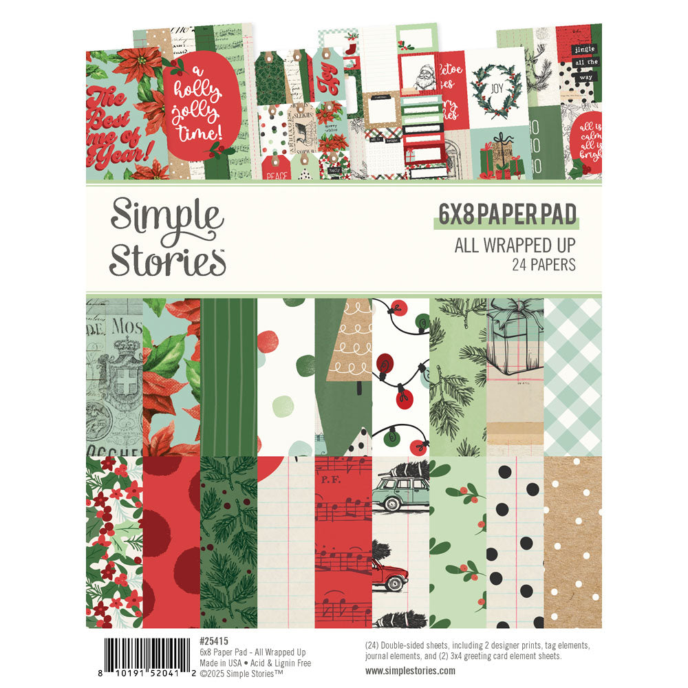 Simple Stories - All Wrapped Up 6x8 Paper Pad