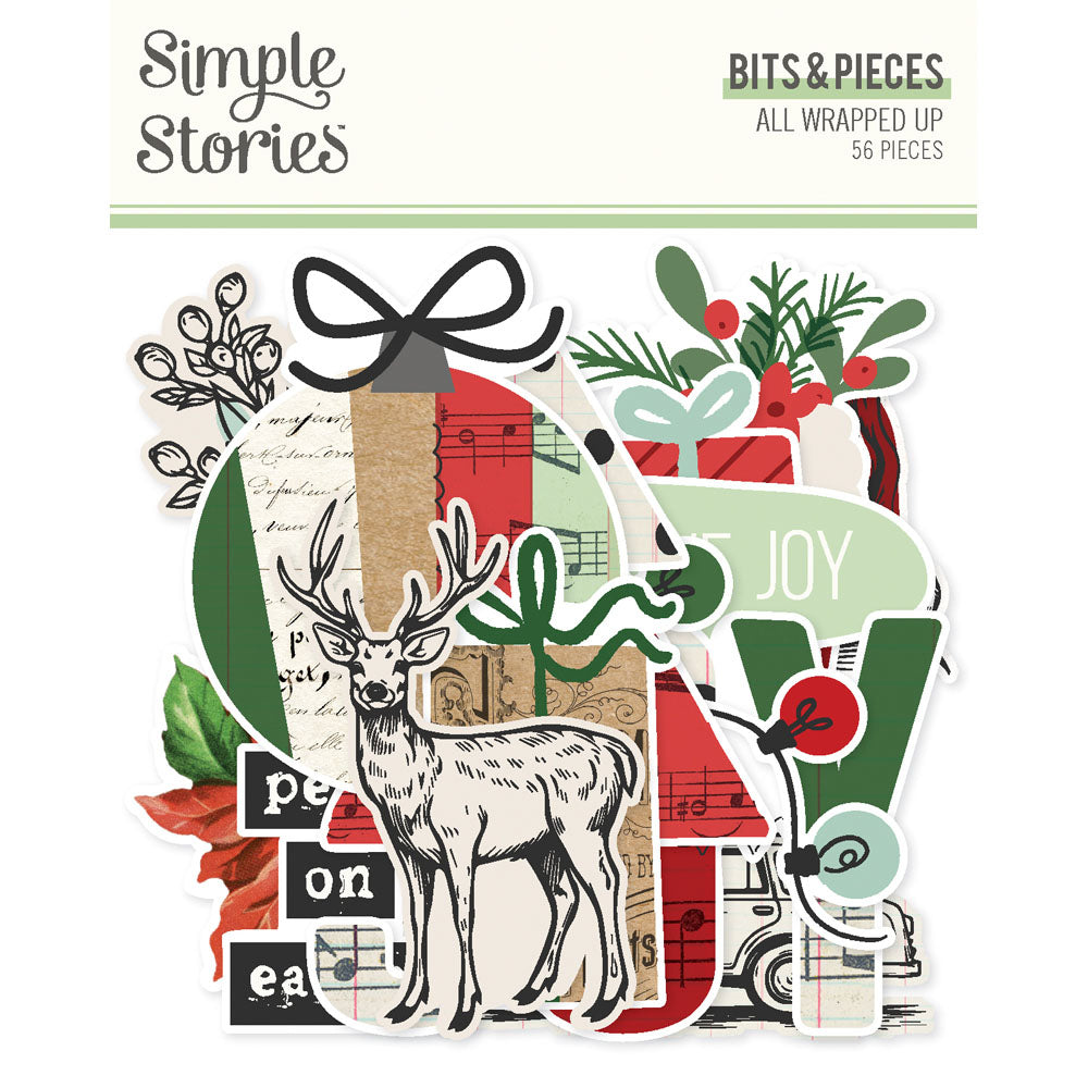 Simple Stories - All Wrapped Up Bits & Pieces 56/Pkg