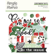 Simple Stories - All Wrapped Up Sentiment Bits 45/Pkg