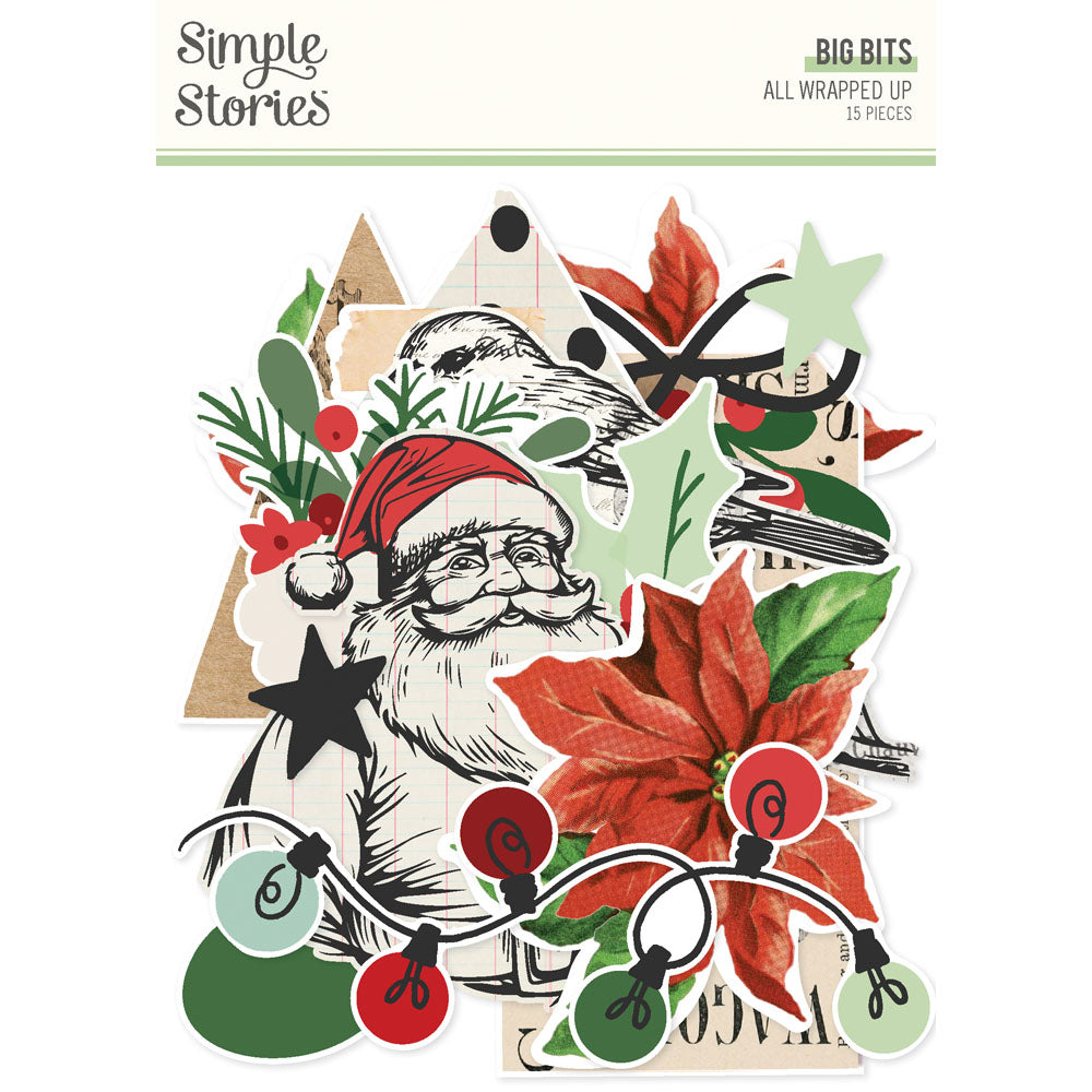 Simple Stories - All Wrapped Up Big Bits 15/Pkg