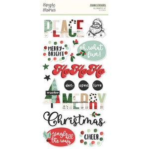 Simple Stories - All Wrapped Up Foam Stickers 39/Pkg