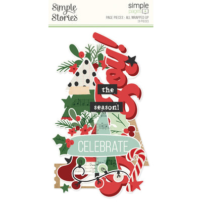 Simple Stories - All Wrapped Up Page Pieces 19/Pkg